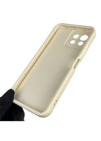 Чохол силіконовий Soft Touch для Mi 11 Lite 5G NE молочний (Повний захист камери) Xiaomi (366387718)