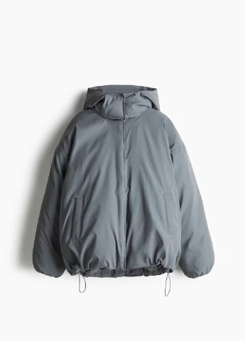 Серая зимняя куртка H&M
