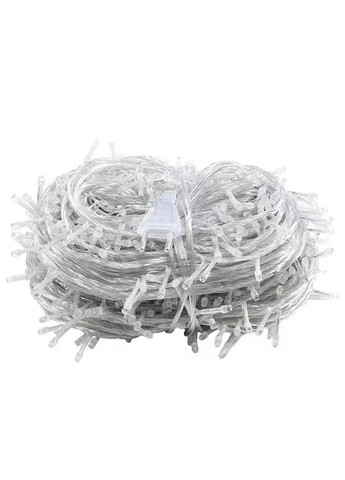 Гирлянда нить светодиодная новогодняя с работой от сети 8 режимов свечения 18 м 400 лампочек (482005-Prob) Синяя Unbranded (369501417)