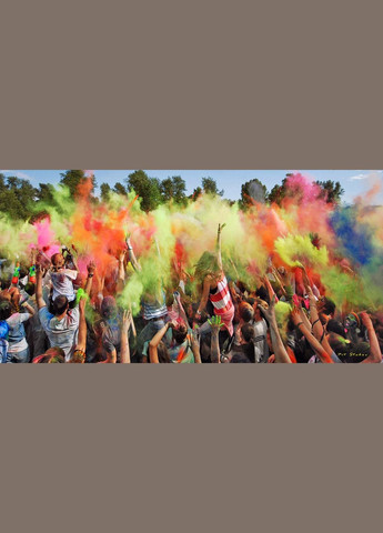 Фарба Холі, набір 12 кольорів по 75 грам, Holi Fest No Brand (331738688)