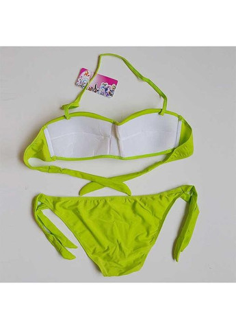 Белый летний купальник на завязках s-m белый хорошо тянется из высококачественных материалов на бретелях-завязках. China