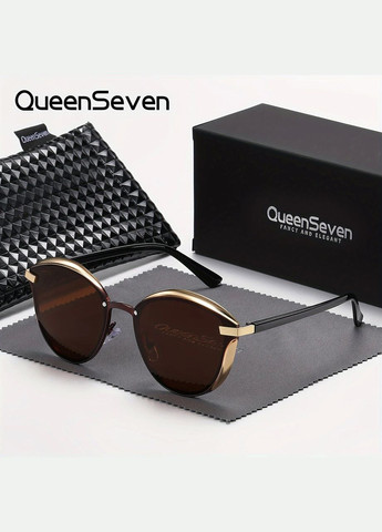 Женские поляризационные солнцезащитные очки QUEENSEVEN 900123 Brown Queen (303401453)
