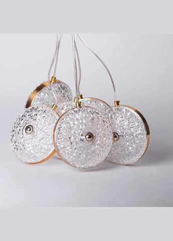 Гирлянда-штора Диамант 3 метра 6 фигур, теплый белый 6L3MDIA Garlando (371479830)