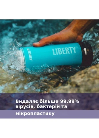 Портативная бутылка для очистки воды Liberty Blue LifeSaver (390029104)