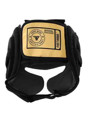 Шлем боксерский в мексиканском стиле Flex Fistrage VL-9733 Черно-золотой (37508235) FDSO (296687131)