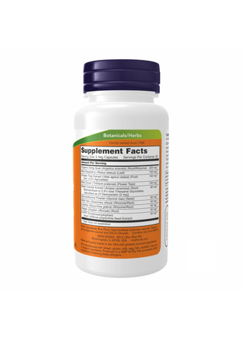 Менопауза поддержка NOW 90 капсул травяная смесь для женского здоровья натуральные экстракты Now Foods (368979434)