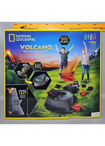 Развивающий набор для игры в корнхол Вулкан Volcano Bean Bag Toss Backyard Game Set National Geographic (365251414)