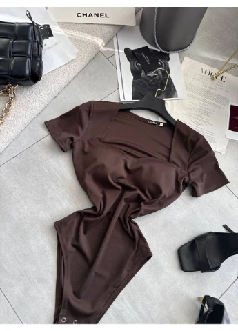 Женское боди PUSH-UP с коротким рукавом Гермес (386438093)