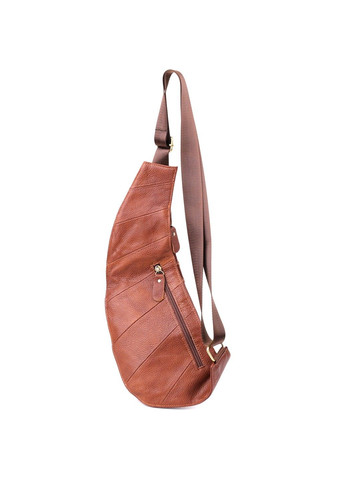 Чоловіча сумка через плече з натуральної шкіри 22960 Коричневий Vintage (356452096)