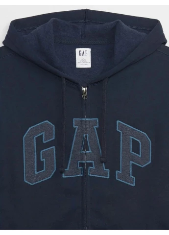 Толстовка Fullzip Logo Blue 499917-03 Gap (398049319)