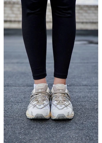 КРОССОВКИ ЖЕНСКИЕ ASICS GEL KAHANA TR V2 CREAM PURE SILVER АСИКС ГЕЛЬ КАХАНО 8 СЕРЫЕ No Brand серые демисезоны (391005457)