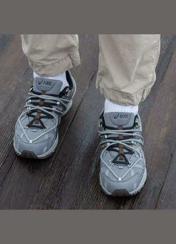 Сірі всесезонні кросівки gel-kahana tr v2 grey silver brown - 1203а259-021 45 - 29 см No Brand