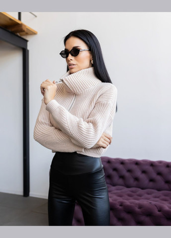 Світло-бежевий демісезонний светр Larionoff