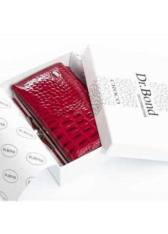 Жіночий лаковий шкіряний гаманець PE PEW214 red Dr. Bond (363254145)