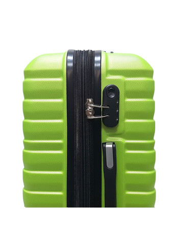 Чемодан малый под ручную кладь Madisson 43303 ABS-пластик/Поликарбонат S Зелёный Snowball (327215189)