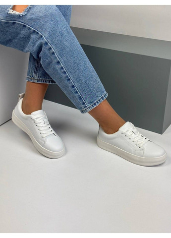 455 Кеды Кожаные Белые KDSL белые демисезоны (367960230)