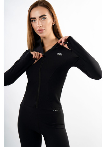 Кофта жіноча спортивна чорна 346824 U:na (372370907)