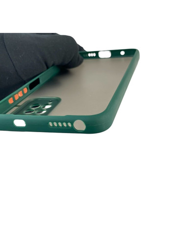 Чохол для телефона Redmi Note 11S з високими бортами із захистом камери на сяомі редмі нот 11с темно-зелений Xiaomi (366387709)