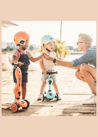 Шолом захисний Scoot and Ride з ліхтариком, р.XXS/XS, зелений () Scoot&Ride SR-181206-FOREST (335030640)