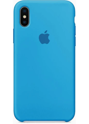 Чехол-накладка Silicone Case Apple iPhone X/XS Light Blue Toto (301781649)