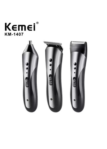 Набір для стрижки KM-1407 3в1 епілятор тример бритва Kemei (341324854)