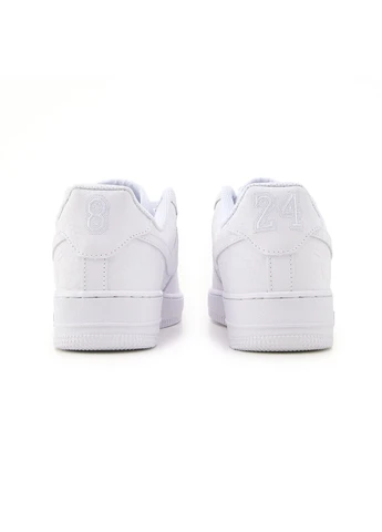 Белые демисезонные кроссовки мужские nike kobe bryant x air force 1 low forever white 8/24 найк аир форс белые No Brand