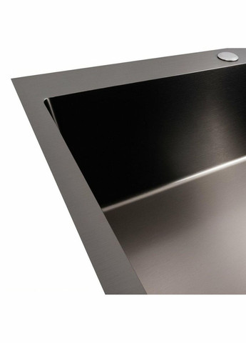 Кухонная мойка Handmade PVD 70*50 черная (сифон круглый, 3,0/0,8) Valeso (342071155)