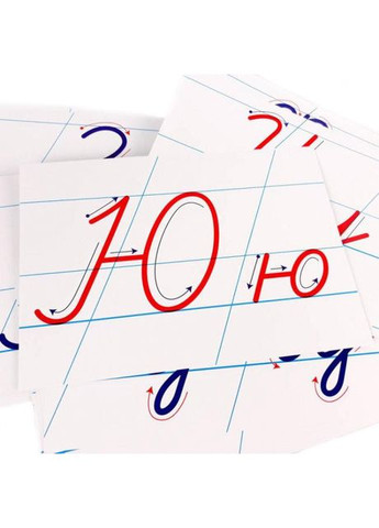 Детские учебные карточки Украинский алфавит прописный 116761 А5, 200х150 мм Zirka (330604198)