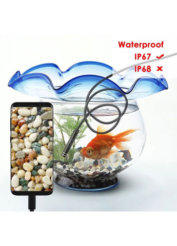 Камера-ендоскоп для смартфона USB-камера гнучка автомобільна для Android із підтримкою OTG 2 м Micro-USB Xiamen (361161843)