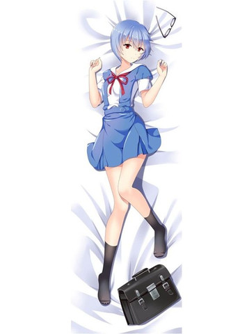 Дакімакура 150 х 50 см Neon Genesis Evangelion/Євнгеліон, знімна наволочка Viva (346056597)