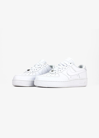 Білі Осінні кросівки чоловічі і жіночі nike air force white | найк аір форс білі No Brand