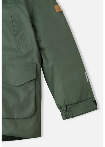 Темно-зелена зимня парка пухова reimatec+ Reima Serkku