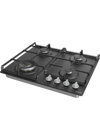 Варильна поверхня газова, 60см, чавун, чорний Gorenje (316391148)