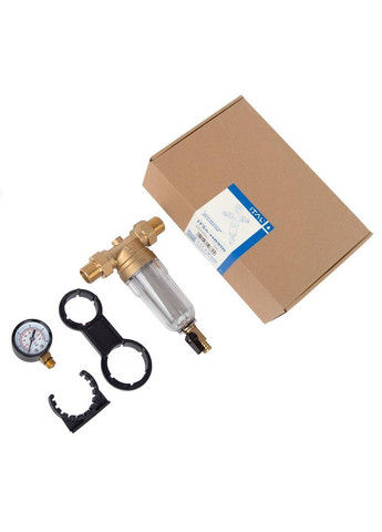 Фільтр промисловий IT34-H8910 для холодної води 3/4", з ключем, прозорий ITAL (373638685)