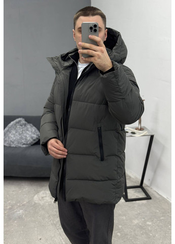 Графітовий зимній Пуховик Україна