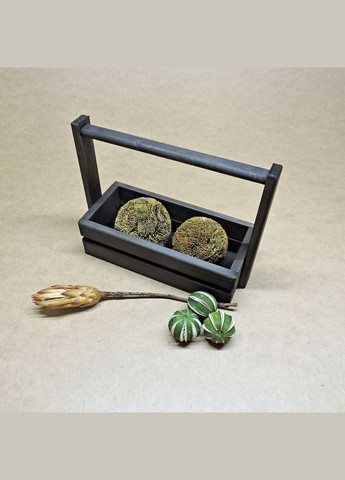 Подарунковий кошик з дерева Карнабі венге (ПДК-000206) No Brand (328912291)