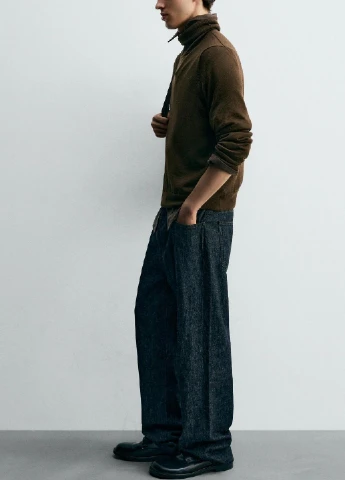 Коричневий зимовий светр Zara