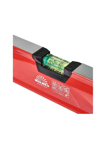 Уровень L=800мм 3 капсулы алюминиевая рамка 1,2мм с магнитами Master Vitals (361071825)