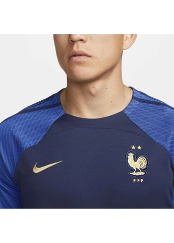 Синя чоловіча футболка fff m df strk ss top k синій Nike