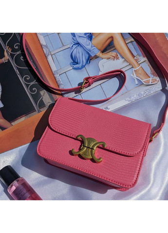 Маленькая женская сумка кросс боди розового цвета Celine (362588202)