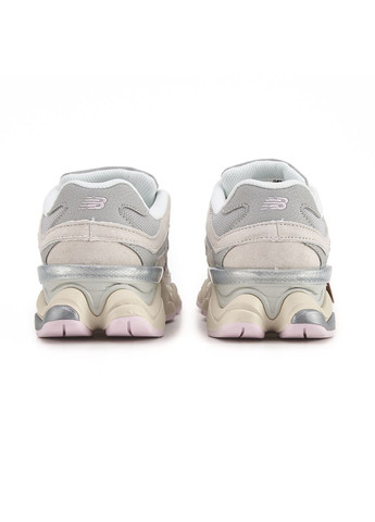 Розовые демисезонные кроссовки мужские new balance 9060 grey beige pink нью беланс 9060 No Brand