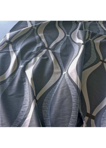 Постільна білизна Сіра хвиля Сатин Полуторна на резинці 560704-5 MERISET (363131799)