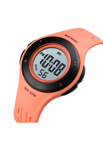 Годинник для дівчаток спортивний електронний з будильником і хронографом помаранчевий ProDobro (367267322)