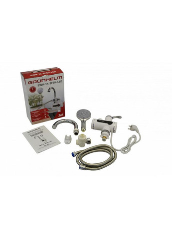 Водонагреватель (бойлер) электрический проточный EWH1X-3FSH-LED Grunhelm