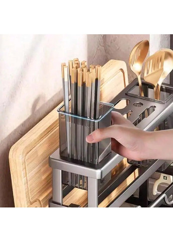 Універсальна настінна стійка підставка тримач для ножів кухонних приладів приладдя 27,5×23,5×7,5 см (480917-Prob) Unbranded (347729763)