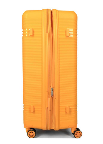 Чемодан большой L полипропилен 21204 76,5×53×31см 99+18л Желтый Snowball (297644023)