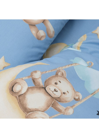 Дитяча постільна білизна для немовлят ранфорс - 25415 blue блакитна Viluta (364873797)