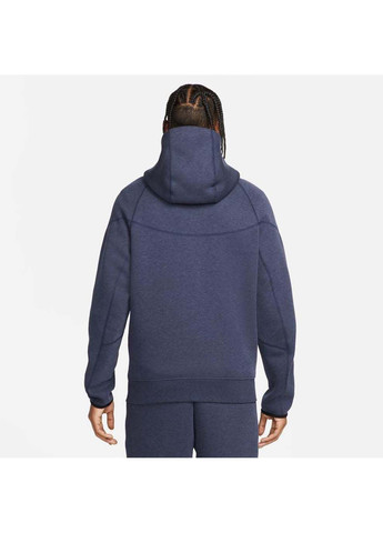 Мужская Толстовка M NK TCH FLC FZ WR HOODIE Синий Nike (333962404)