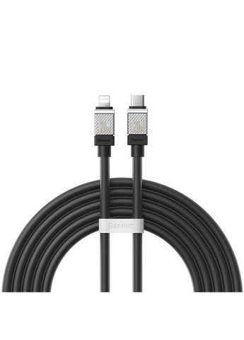 Кабель 2 метри CoolPlay Series TypeC to iPhone (usb-c — lightning) 2 m чорний CAKW000101 Baseus (293346833)