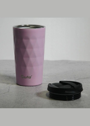 Термокружка Диско розовая 380мл GT133 (135661) Gusto (316651381)